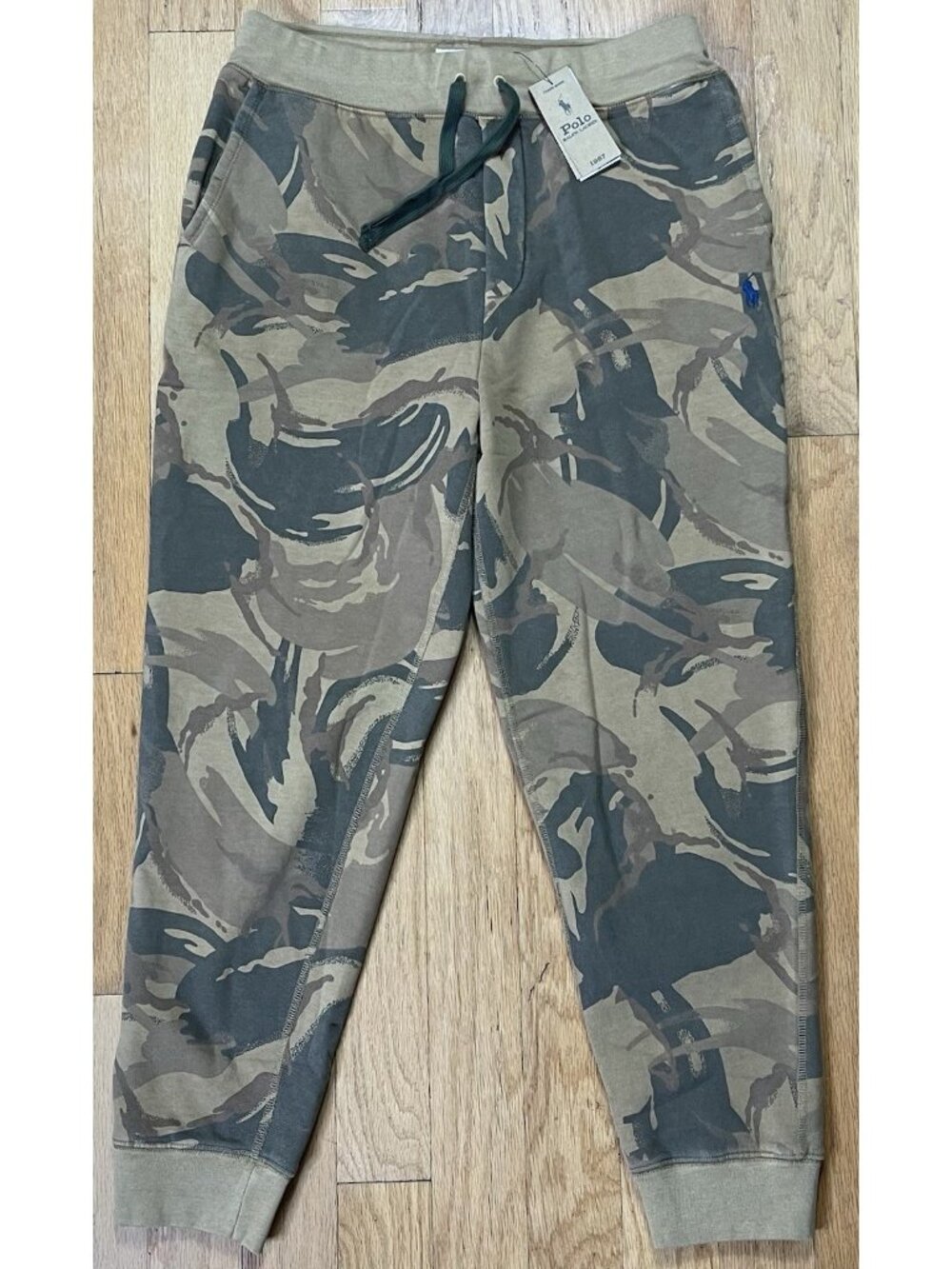 Polo Ralph Lauren Denim & Supply Brown Camo Fleece Jogger Pants - Men’s L - NWT